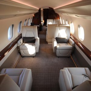 Corporate private jet travel