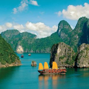 Exotic Ha Long Bay in Vietnam